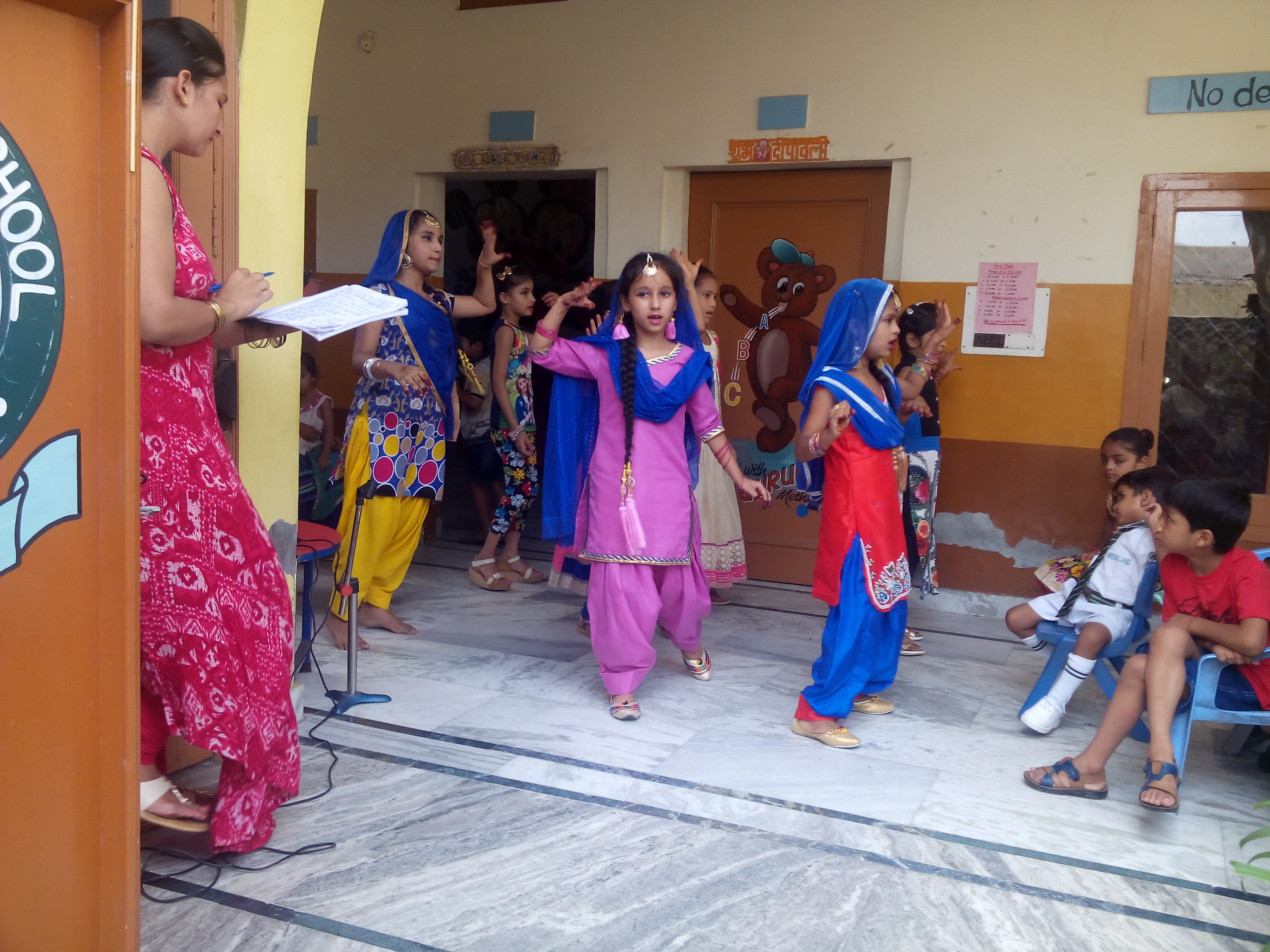 Cultural dance in traditional costume